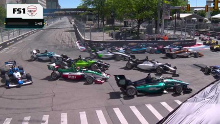 thumbnail for Chaos Breaks Out on Lap 1 at Detroit