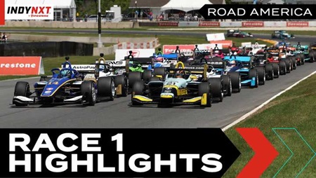thumbnail for Race 1 Highlights: 2026 INDY NXT at Road America