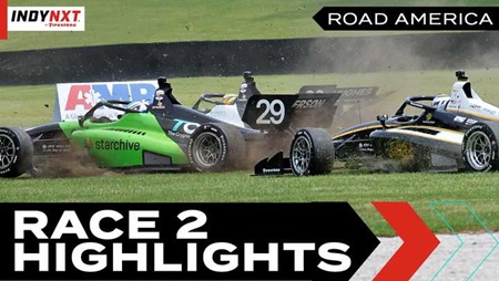 thumbnail for Race 2 Highlights: 2026 INDY NXT at Road America